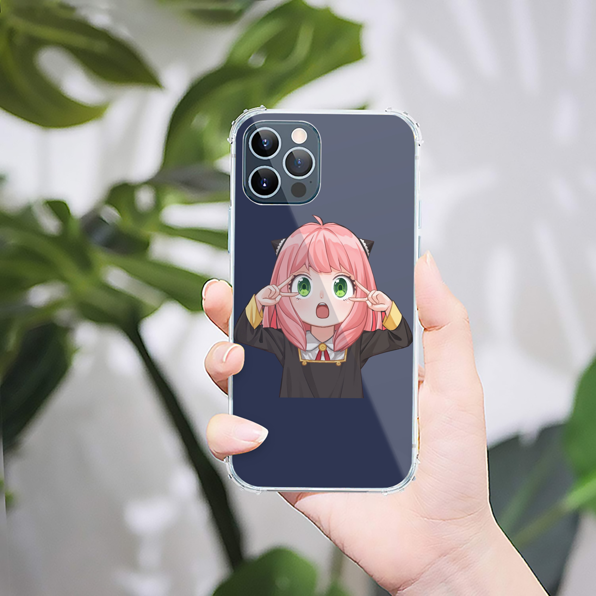 （画像用） SPY×FAMILY间谍家家酒 【iPhone 12シリーズ対応】透明スマホケース（クリアソフトケース）